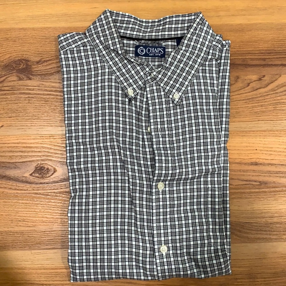 Chaps button down long sleeve shirt
